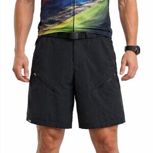 Zoic MTB 11" Baggy Cycling Shorts Mens Small Cargo Adjustable Waist Shell Only